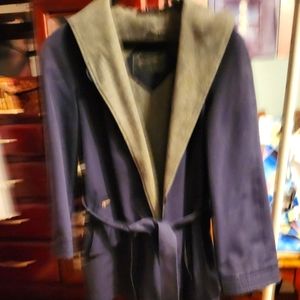 Aigner Navy Wrap Jacket